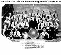 Tromøy Guttemusikkorps 1937 